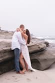 My husband and I eloped in secret and it was very difficult emotionally. Being able to have a wedding dress was a game changer. This dress is feminine, sexy, yet classy. It handled the beach well. The lace is amazing and doesn't feel too thin or cheap, I was nervous I'd feel exposed with it being a body suit but no one noticed. It got a little heavy once wet (but I also fell in the waves!) and it dried quickly. This dress is PERFECT. I am already looking for when I can wear it again. I'm forever thankful that I was able to have such a gorgeous wedding dress! - Shelby M.