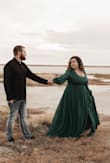 Got this dress for our engagements and it was absolutely magical! I did have to find a tank to go underneath in order for this to work but it came out beautiful - Margarita A.