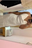 Quality of the dress is amazing. Same with how it feels, it's lights for been a wedding dress but it's still feel the heaviness of the quality of the material. I am short and curvy so I had to get it tailored so it fits perfect but it is a great dress. I'll say size up so just in case you can get it tailored. - Angelica V.