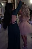 I wore it to my cousin's evening bridal shower and I received so many compliments. I had to have it hemmed but other than that it fits perfectly. Hits all the right spots! The color of the dress is also so rich. Very classy yet sexy dress that I felt great in. - Nicole R.