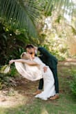 We eloped, had a super affordable wedding which allowed us to spend most of our budget on photos and video. We would not change a thing about our day! I did have to alter my dress a little bit but I felt gorgeous and sophisticated and had the best day of my entire life! - Taryn H.