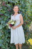 We got married at the courthouse and had a backyard celebration and this dress was perfect. It fit me just right and was very flattering. Plus it has pockets! So helpful for carrying my phone and lipstick. - Elena S.