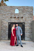 Loved the dress it fit so good and looked so good. The material was great and light and wasn't thick and was long enough for my height. - Jennifer O.