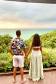 I wore this on my honeymoon in Costa Rica and it was perfect. The material at the bust area is thick so you don't have to wear a bra. I love the cutout sides and back area. The light green color is perfect for a tropical or spring/summer vibe. I love this dress! - Shannon F.