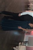 This was something different for me but I loved it and got a lot of compliments. It's definitely long even with approx. 3-4 inch heels on and the bust runs low and a little right in the chest/around the band but I felt good in it otherwise! 5'5" 190lb. - Toni T.