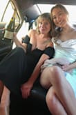 I was the MOH in an outdoor garden wedding this fall and it was the perfect dress. The size was great, the material was comfortable and didn't wrinkle at all, and it was easy to sit and dance in. I wore sticky bra with it and clasped in the front! I had to get it hemmed but other than that it was ready to wear. It's a little hard to lift your arms above your head but a small price to pay for such a well designed dress! - Caroline B.
