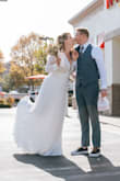 First, Lulu's is AMAZING for wedding dresses. Less than a week before our wedding celebration, all our wedding attire was stolen out of our rental vehicle and I was in a pinch to find a back up wedding dress. I ordered 6 different dresses from Lulu's and selected 2 day shipping. Everything arrived on time and perfectly packaged.
The feel and fit of this dress on me, was perfection. The material was SO SOFT. The dress was so comfortable. For my height and with heels it was still really long but I did not care at all as I was beyond thrilled to have found a dress that fit like a glove without any alterations needed. I felt SO beautiful and comfortable in this dress.
THANK YOU to everyone who provided reviews for this dress before me. I appreciate you all SO much. - Ciara G.