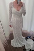I ordered 5 dresses from Lulus and this is the one I fell in love with! I ended up getting alterations because the shoulders were too puffy for me, but that was the only modification needed. I would say this dress is 100% worth it. It's so comfy and I can't wait to wear it on my wedding day. The Lulus return process was also a breeze, so I'm glad I ordered so many dresses to try at first. - Amanda W.