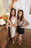 This dress is sooo perfect for the bridal shower or casual court wedding. It's casual but still has a lot of beautiful touches to make you stand out. I normally wear US size 4-6 & this dress in Medium fits me perfectly. If you have a bit of belly, it will show though. - Thao N.