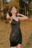 I love this dress so much! Super pretty, and SUPER comfy. The only thing i had to pin was the straps - they were just a little too long for my liking, but if you don't have a problem with a little more cleavage then you'll be fine. I am usually a medium, but this dress was even a tiny bit big in the size small for me. Just make sure to check the size chart! - Mary E.