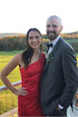 I wore this to my friends' November wedding and it was a hit! Lots of compliments!  Love the red color and easy to dance in! I got a Medium! - Amanda S.