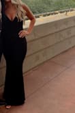 This dress was beautiful and comfortable! It was perfect for a black tie wedding! The material is stretchy so you can move in it. I did have to get it hemmed a little since Im 50. Definitely recommend. - Sabrina B.