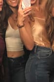 This is my first crop top and it's super comfortable and versatile! Perfect to pair with high-waisted skirt for my engagement party/fancier look and I paired it with jeans for the more casual after party :) - Elisa H.