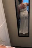 This will be my wedding dress in February 2022. I tried on many dresses from other sites and they were not a good fit. This dress fit perfectly and felt great. I will need to have it brought up a few inches but other than that it's a perfect fit. I added a belt for more sparkle. - Nichole P.