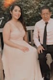 Very flattering it was a little to long I am 5'5 and even with heels it was dragging I had to get it altered to avoid stepping on it but other than that it fit perfect. - Genesis R.