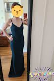 This dress is effortlessly sexy, yet modest enough to wear to most formal occasions. I felt attractive wearing this form-fitting number, and comfortable to move around and eat because it's flexible. The fabric is thick enough that this dress can be worn braless, yet the clever design of the partially exposed back would easily conceal a bra without having to resort to more expensive and less comfortable strapless options. The length is generous and can easily be taken up, which I needed to do, even considering heels. I love the way the flattering design hugs all my curves while the dark green colour also helped to reduce the appearance of my tummy. The size guide on Lulus recommended between size S and size XS with a 60%-40% ratio respectively, so I originally ordered size S. It would have worked but I'm glad I exchanged it for the size XS which fits perfectly. - Alicia P.