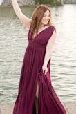 I loved the dress, although it was a bit large on me so I had it altered! It was my engagement photo dress. - Carmen T.