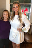 Classy and so comfortable! I could not have chosen a more perfect dress for my bridal shower. I received so many compliments! I originally ordered a large but exchanged for an XL giving me a little more length and room in the bust. - Meredith T.