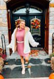 I wore this for my 23rd birthday brunch and I absolutely LOVE the dress! The material is amazing & of great quality - plus it kept me warm when it lightly snowed. Overall, I'm so happy with my purchase! - Natalie P.