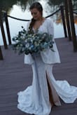 After months of bridal shopping, a friend introduced me to Lulus and I fell in love with the sleeves and tight fit of this dress. I did end up getting it taken in on the waist and adding a sewn-in bra for extra support but after all it was the most perfect wedding dress I could have found! Ever the lace was perfect! - Destiny B.