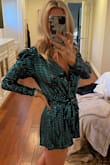This romper was so much better than I expected!!!! The fit is so flattering and comfortable. The teal color is gorgeous! I loved it so much I wore it around the house because I didn't want to take it off! You won't be disappointed!!! - Kathryn