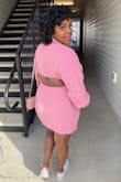 Been looking for a sexy yet casual sweater dress and finally found one! This dress can be dressed up with some heels or down with some Chuck Taylor's. I am a 38G and it fit my chest well! It gave me the right curve appeal for my body type. Glad I purchased this dress! - Amber P.