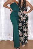 I ordered this jumpsuit in a M because I didn't want the stomach area to be too fitted. Because of that, I had to have the bust taken in and definitely had to have the legs shortened even with 3" heels! I got compliments all night and felt AMAZING! - Kate M.