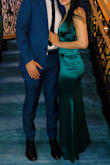 Wore this to a "black tie optional winter NJ wedding and it was perfect. Had to get it hemmed even with heels (I'm just under 5'4) but besides that needed no alterations and it fit great. - Jacqueline R.