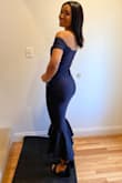 I loved the design from the first moment I saw it. It fit perfectly on me and the material is very comfy. Perfect for cocktails or weddings. - Michell D.