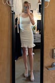 This was my first time ordering from Lulus and I'm so happy with this company! I used the size estimate tool and was told to order a small, it fit perfectly! Wore this dress for graduation and received many compliments. Soft material and feels like high-quality fabric. The partial zipper down the back moves easily and the adjustable straps work well. So happy! - Erin H.