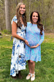 This dress is so flattering and perfect for any summer or spring event. I wore it to a friend's baby shower and got so many compliments! I will say, I had to use double sided tape to hold it in place at the bust since my boobage is lacking, causing it to gape a bit. Once I did that it was a dream! - Rachel W.