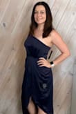 I got this dress for a January wedding in Florida and I love it. It is very flattering and fits great. - Holly D.