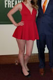 This skort is very short, but I felt sexy wearing it. If you have a big butt like I do, you'll feel like you're barely wearing anything even with the skort. - Alice N.
