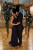 I ordered this dress for a NYE wedding and it did not disappoint!!! I am 6ft tall and it was the perfect length to wear with flats for me. It fit true to size and was really comfortable. Bonus, you can wear a regular bra and underwear with it without the fuss of special undergarments! I got many compliments and felt fab! Already looking for another occasion to wear it! - Margaret L.