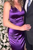 This dress fit exactly as I expected. I'm very short and have a short torso, so I knew it would need a little alternation. Wore it to a friend's formal wedding. It was perfect! I felt sexy and comfortable. - Jennifer Y.