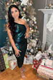 I loved the dress! It fit perfectly. I always have a hard time finding longish dresses for me because I'm short so I was a bit scared hoping it wouldn't fit me like a mop lol. But it didn't I loved it. It fit just how I wanted it to fit and the quality is amazing! Also shipped really fast! - Jasmine U.