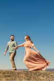 Perfect for my engagement photos- comfortable, adjustable, and graceful! The waistline is adjustable but as you make it looser, more cleavage is exposed, so just be prepared for that! - Codie S.