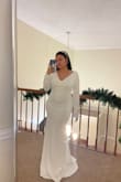 Got a couple of dresses from Lulus to choose to wear from my elopement and this is the one I've chosen to wear! It's very simple but elegant and the material is thick. - Cynthia A.