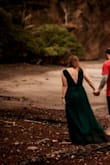 Bought for anniversary photos I had done in Hawaii, loved the color the fit, and everything about it! Was definitely too long but we made it work. - Rachel R.