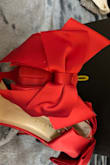I am in love with these shoes! Fits perfect! The material is silky and looks very expensive! I bought these for my Christmas wedding and they are absolutely perfect!! The bow on the back just makes it!! - Alexis Y.