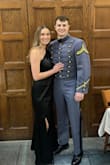 Purchased this dress to wear to a West Point banquet. It was perfect.  I did need to have it shortened and taken in on the top. I also had a slit added to show my shoes. - Hannah A.