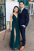 I love love this dress! Wore it to a wedding and got so many compliments. It is also super comfortable and very elegant. I had to hem it but I'm pretty short anyway. Everything else fits perfectly. - Duyen T.
