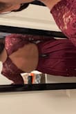 Such a pretty dress! Absolutely love it. I may have to get it hemmed as my shoes won't be too high. The only thing, I wish it had a built-in bra. - Adriana M.