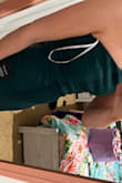 Not super forgiving in the stomach. Loved it for the waist straight on though as well as will only take minimal hemming . Good material. I'm sizing up and trying that with shapewear underneath - Grace S.