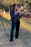 I got this jumpsuit for a winter wedding and it was perfect! I got so many compliments on it all night. However, if you're expecting this to keep you warm, I wouldn't count on that. - Alexandra J.