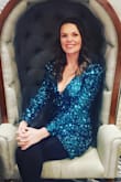 The dress was beautiful on. Fit perfectly! Got a lot of compliments on it. Perfect to wear out in the winter. - Kimberley C.