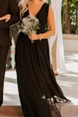 I've never been happier with a dress purchase. I had to get the dress altered a little bit since I'm so small but other than that it fit so well and was extremely flattering. I bought it for when I was in a wedding and got loads of compliments. Highly recommend this simple yet elegant dress - Alyssa B.