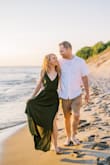 I wore this dress for our engagement pictures and it was exactly what I was looking for. Flowy, comfortable, and super cute! The straps were a little too loose and they aren't adjustable so I had to take them in. Other than that it fit great! - Alyssa S.