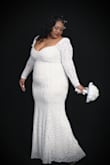 This dress was the one for me on my wedding day it brings out my curves and Accentuates everything beautiful about my body. You guys are doing a great job with these dresses. I had a million compliments about how beautiful my dress was. THANK YOU, LULUS. - Lekavia L.