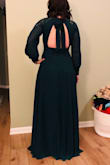 This was my first time shopping with Lulus and I was completely blown away by the quality and easy returns.  I ended up choosing this dress for a gala.  It fit amazing all over and in the chest (I was nervous because I couldn't try it on first and that would be where the issue would be).  The material was thick underneath and I felt more than comfortable with the quality I didn't even need to wear a slip.  The length is really long if you're on the short side but let's be real, that's the story of our lives.  The only thing I would change would be to have a petite line so four inches wouldn't have had to be taken off. - Sarah R.